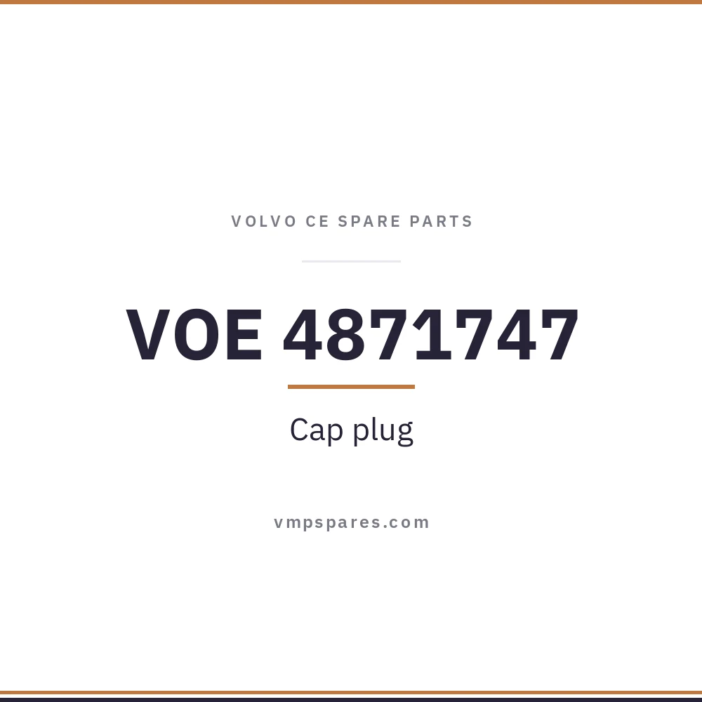 VOE 4871747 – Cap plug