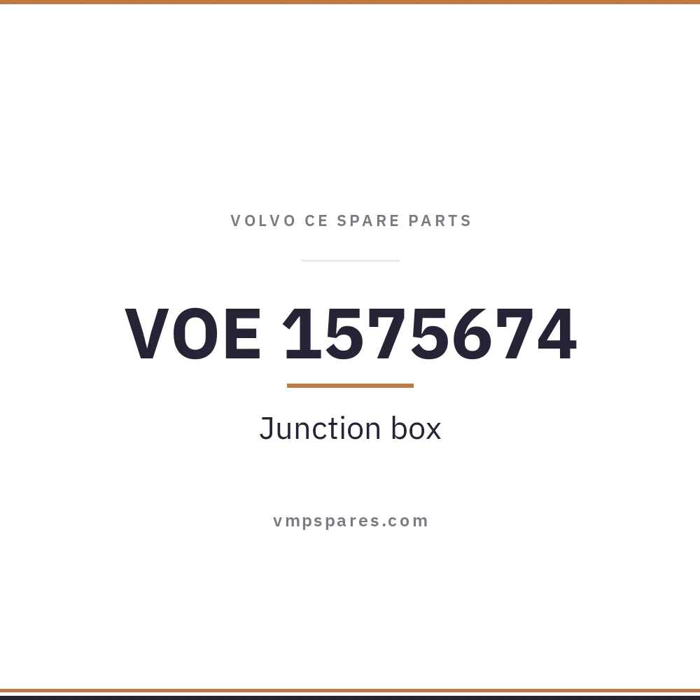 VOE 1575674 – Junction box