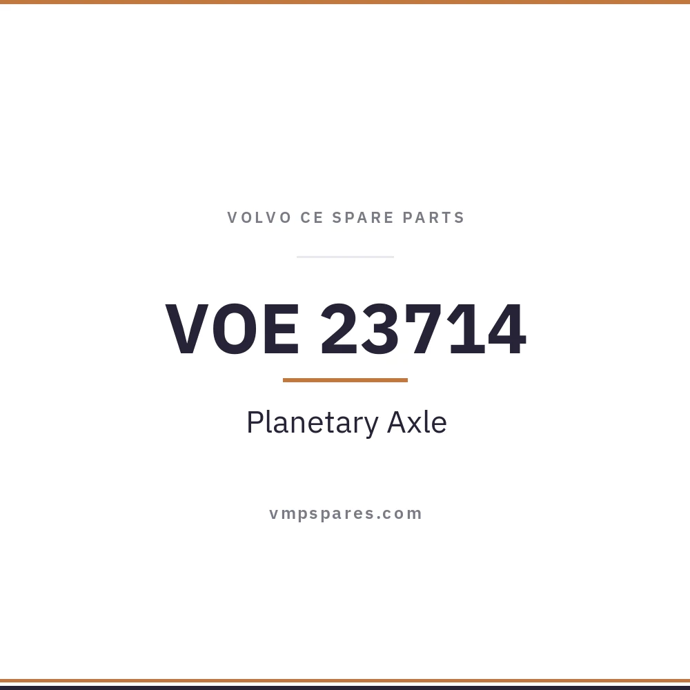 VOE 23714 – Planetary Axle