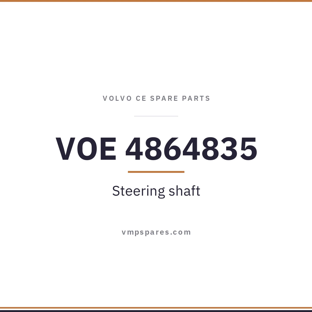 VOE 4864835 – Steering shaft