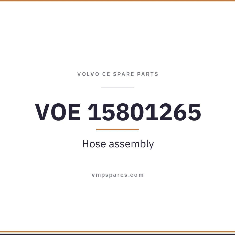 VOE 15801265 – Hose assembly