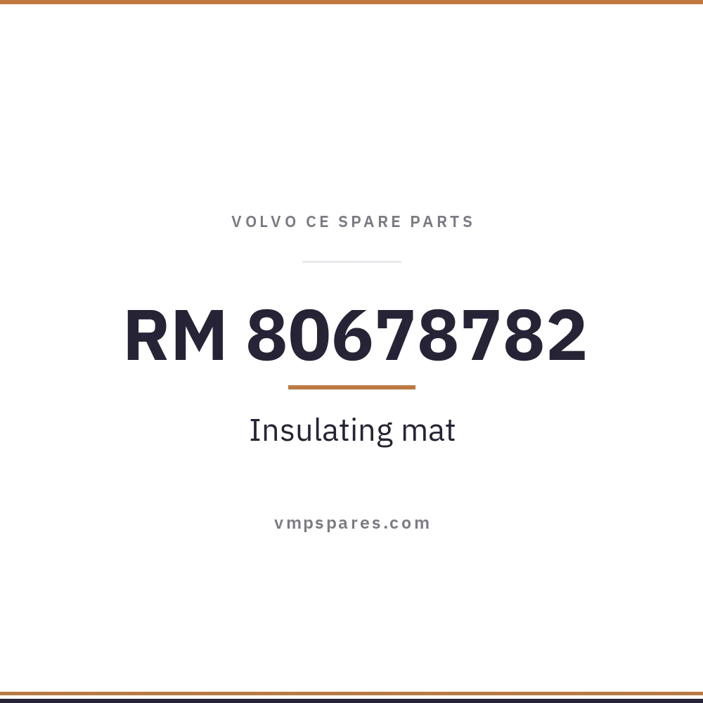 RM 80678782 – Insulating mat