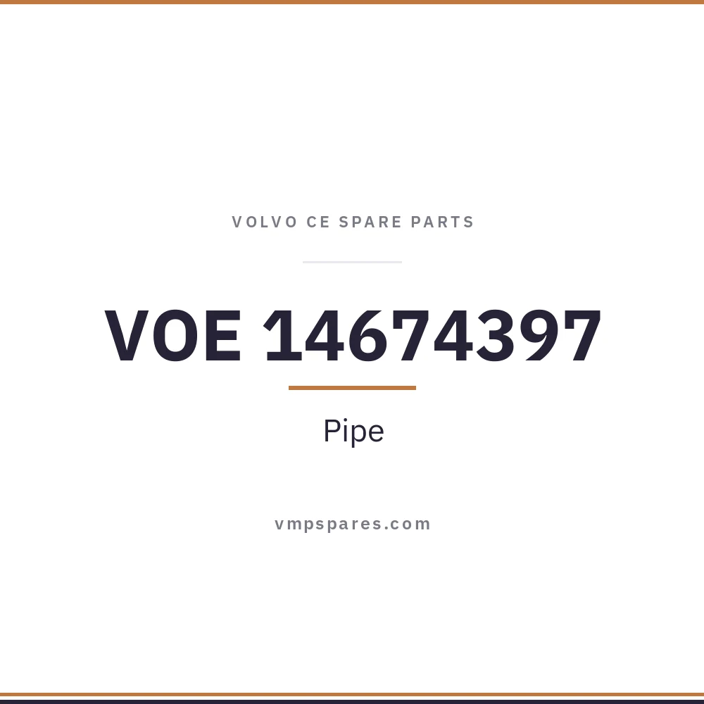 VOE 14674397 – Pipe