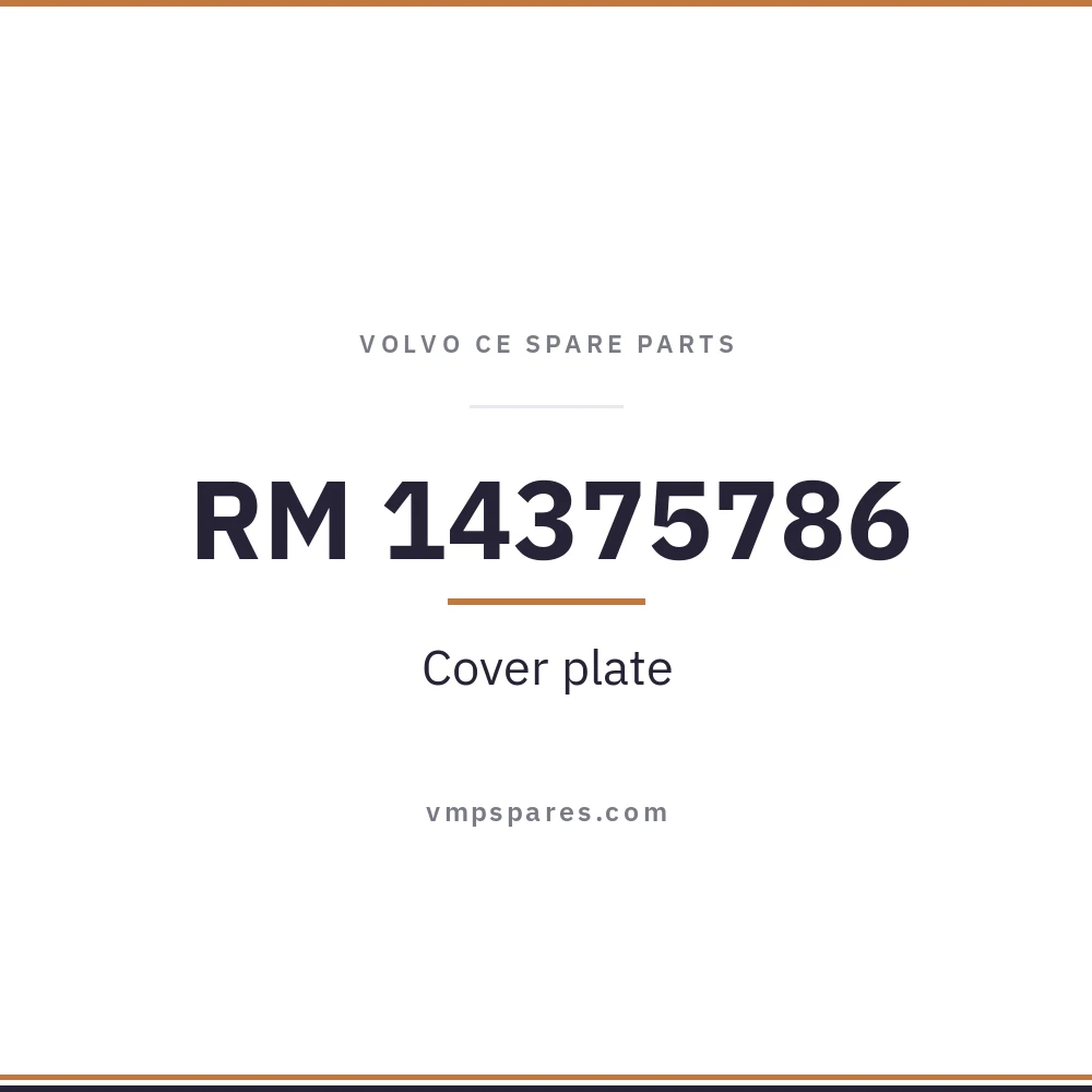 RM 14375786 – Cover plate