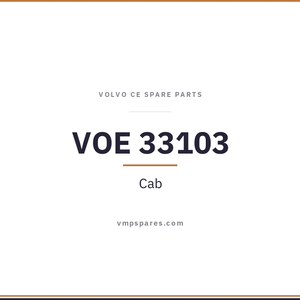VOE 33103 – Cab