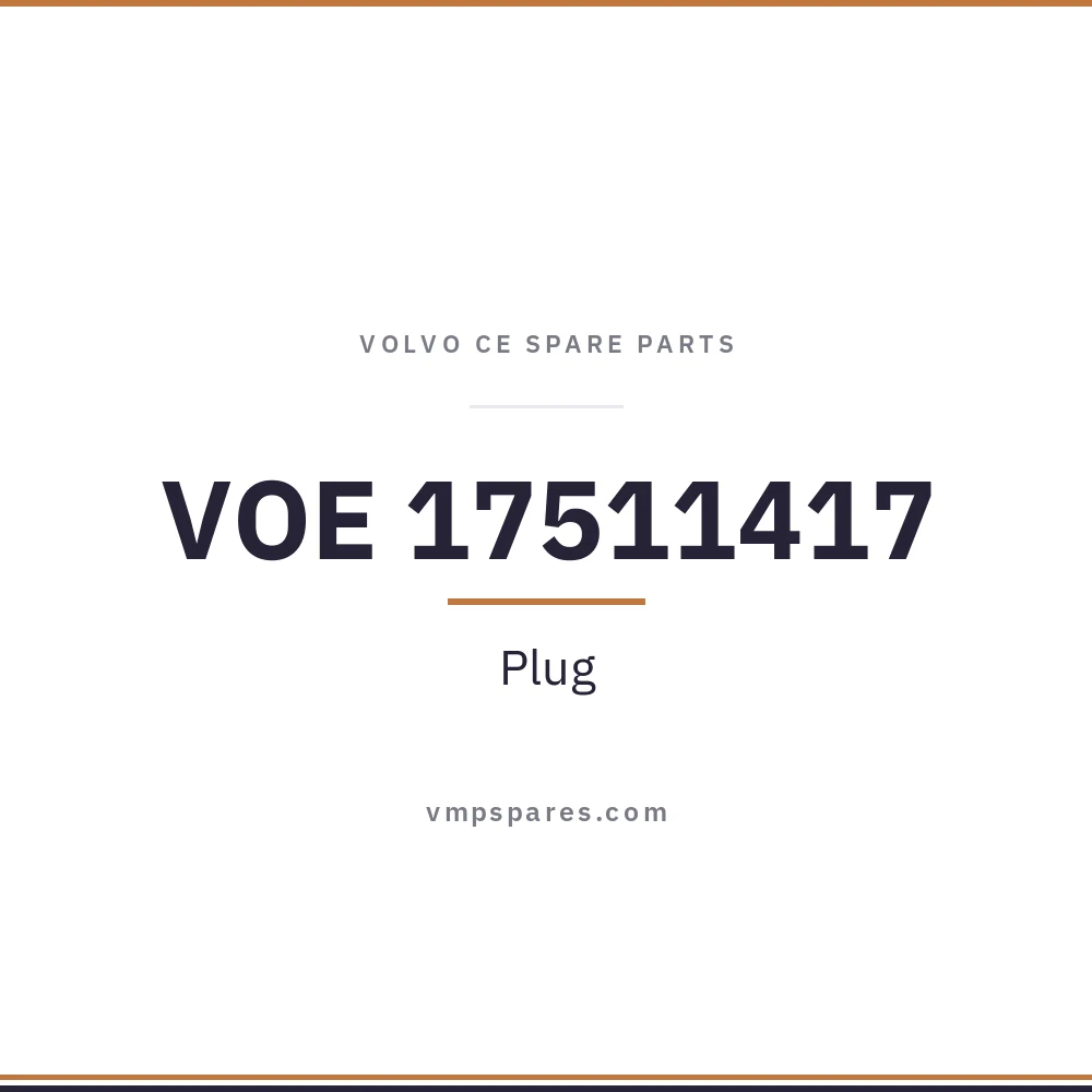 VOE 17511417 – Plug
