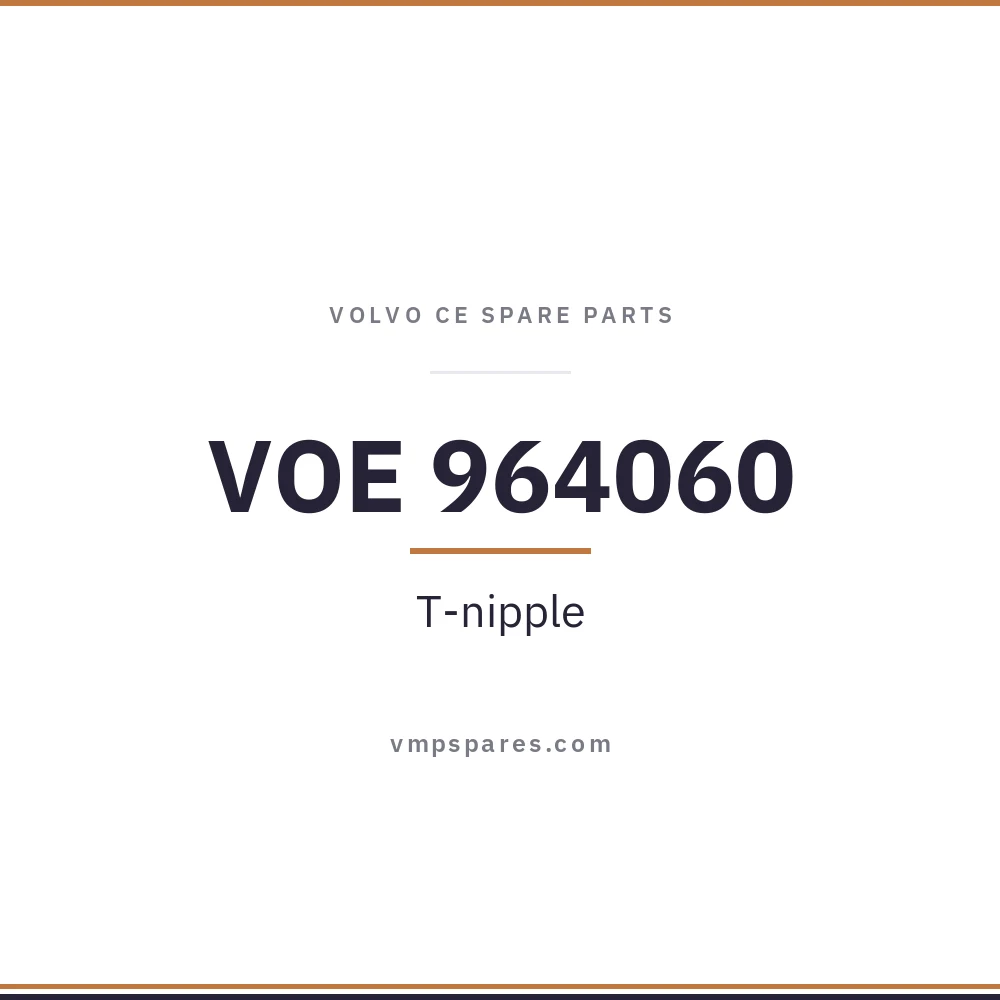 VOE 964060 – T-nipple