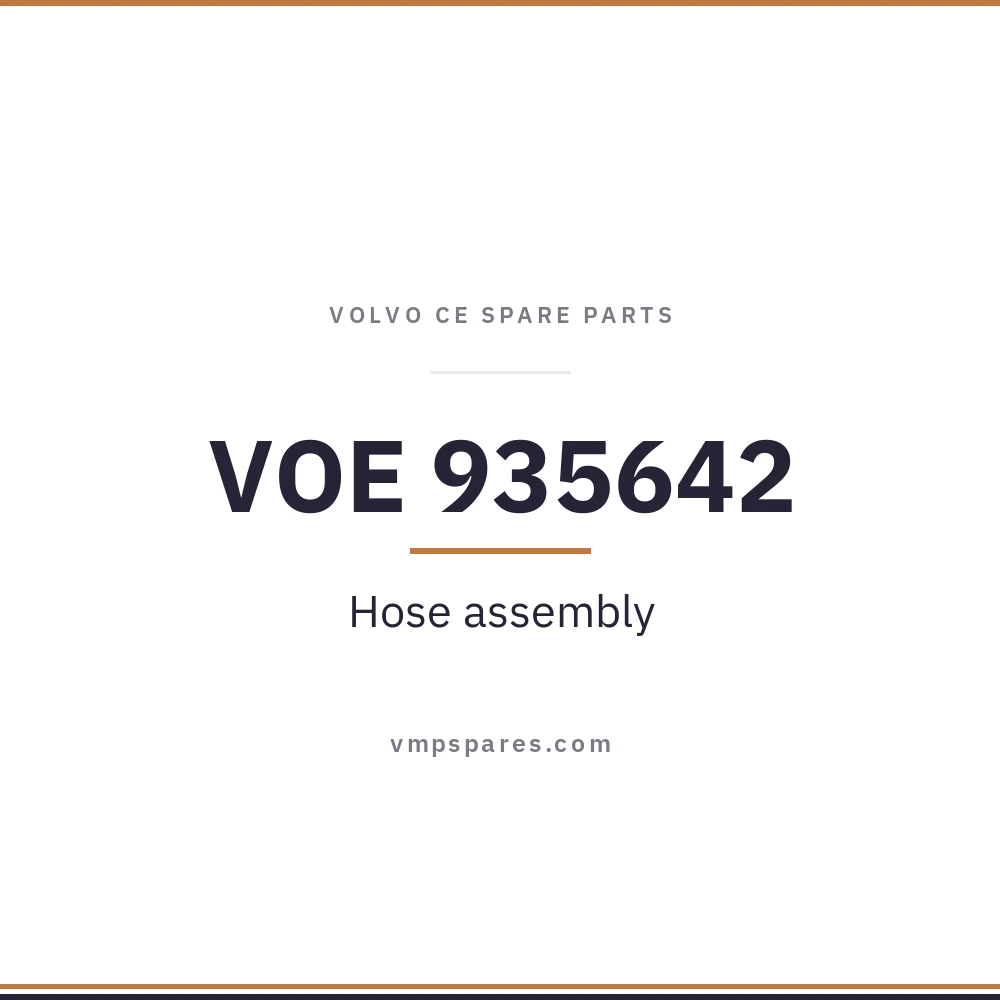 VOE 935642 – Hose assembly