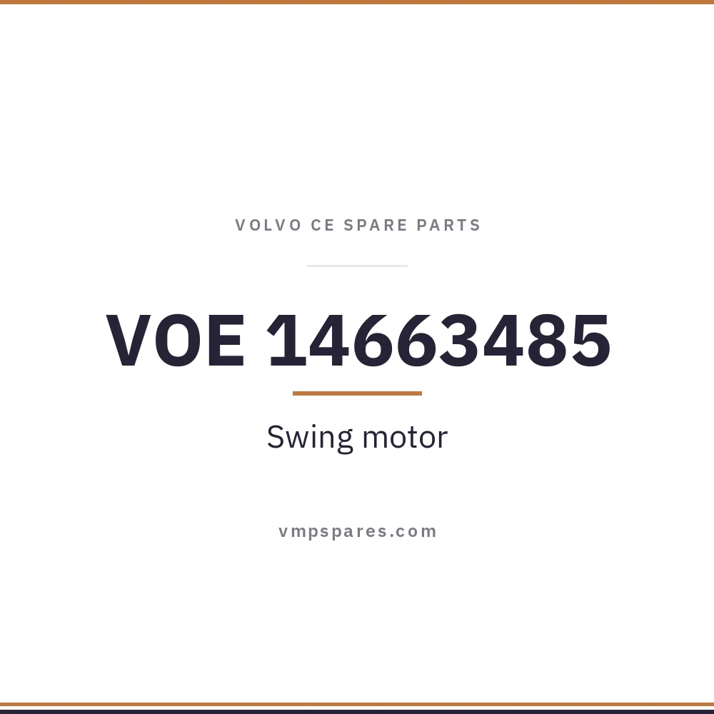 VOE 14663485 – Swing motor