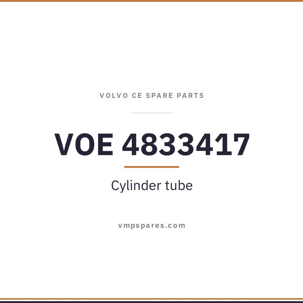 VOE 4833417 – Cylinder tube