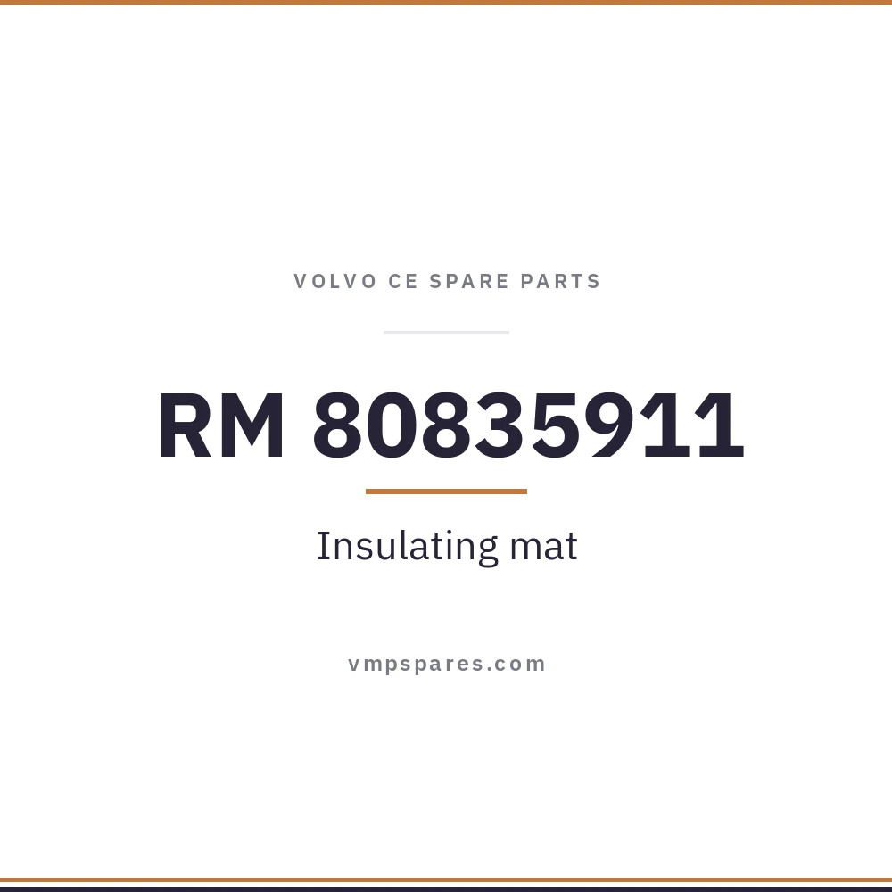 RM 80835911 – Insulating mat
