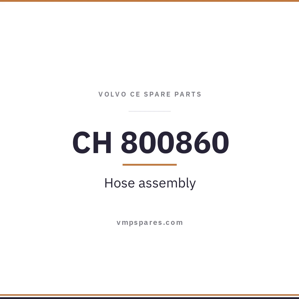 CH 800860 – Hose assembly