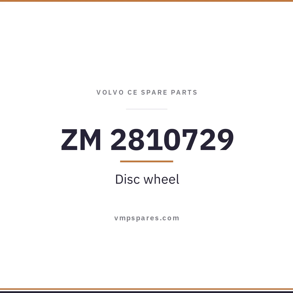 ZM 2810729 – Disc wheel