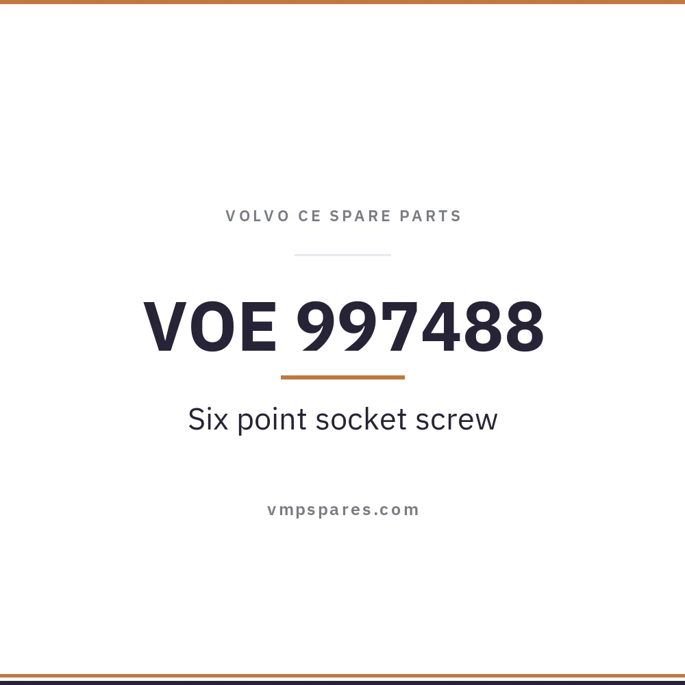VOE 997488 – Six point socket screw
