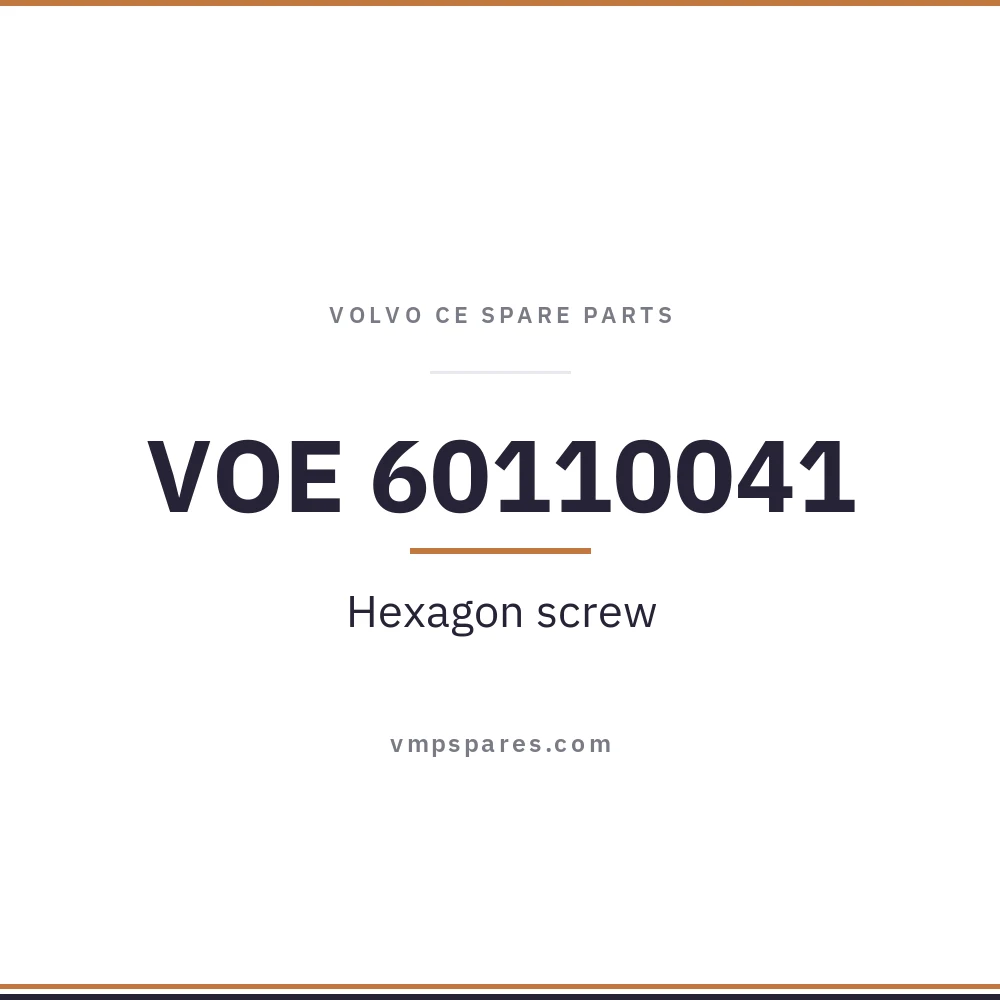 VOE 60110041 – Hexagon screw