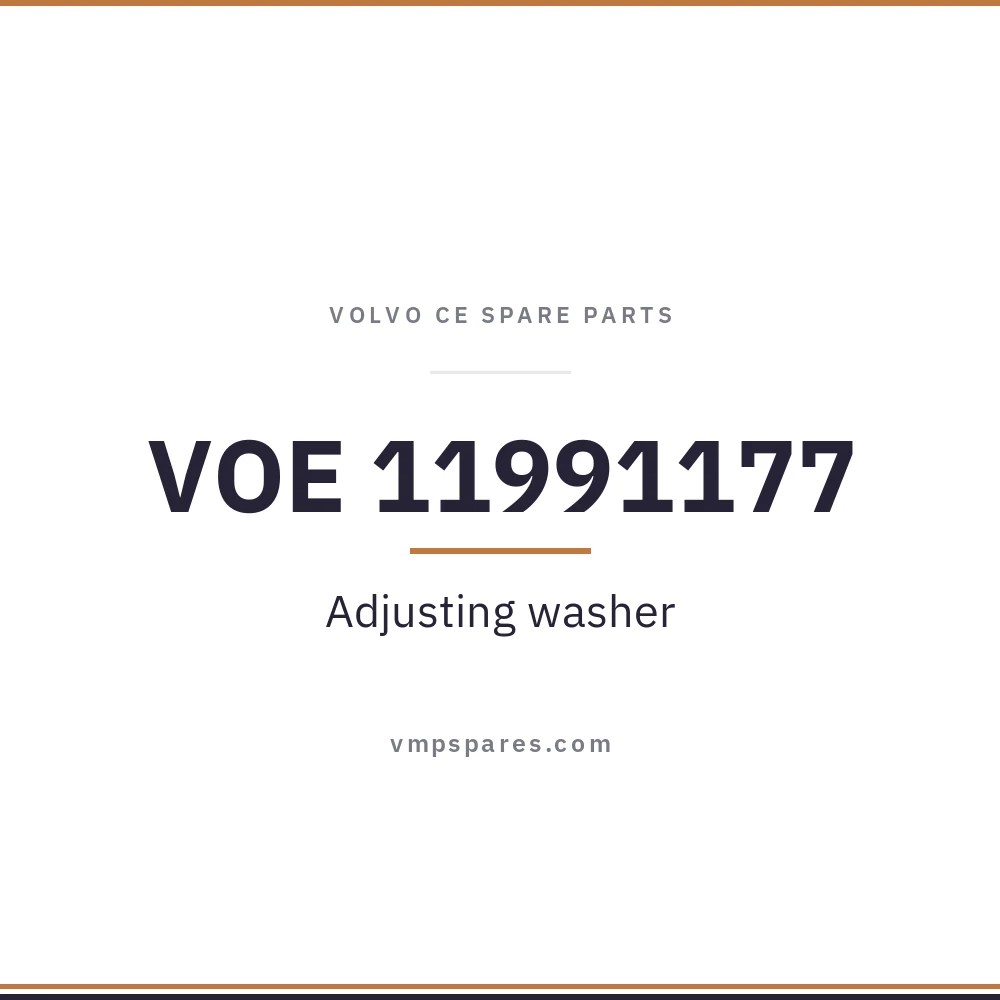 VOE 11991177 – Adjusting washer