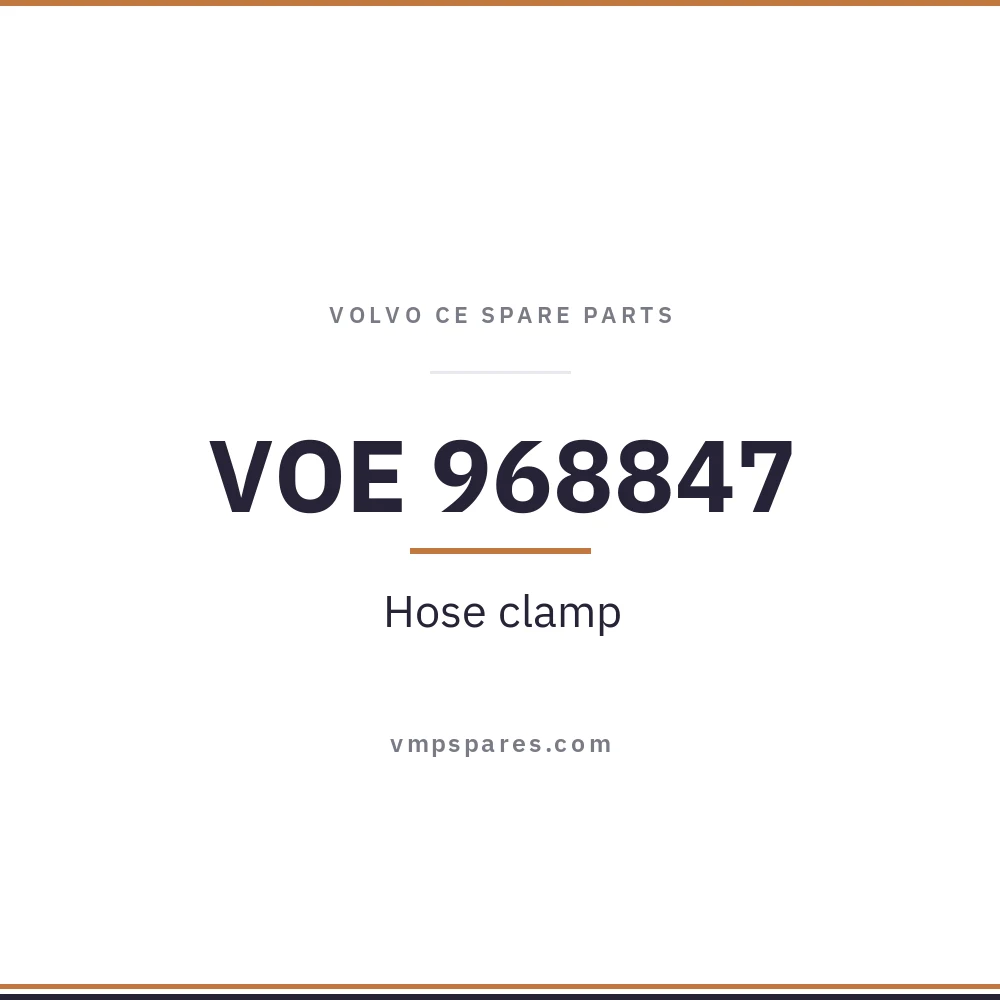 VOE 968847 – Hose clamp