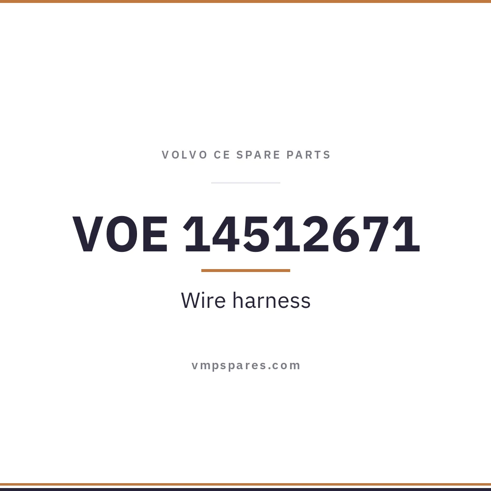 VOE 14512671 – Wire harness