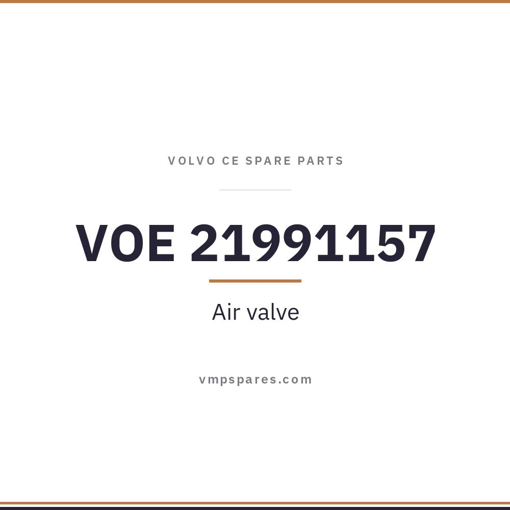 VOE 21991157 – Air valve