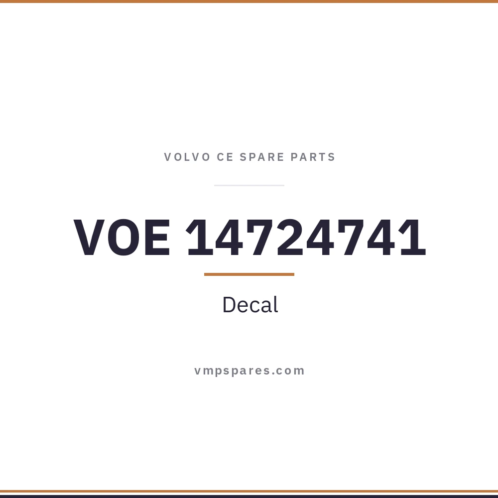 VOE 14724741 – Decal