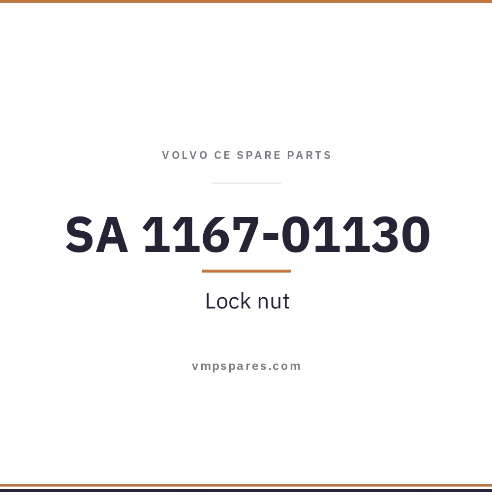 SA 1167-01130 – Lock nut