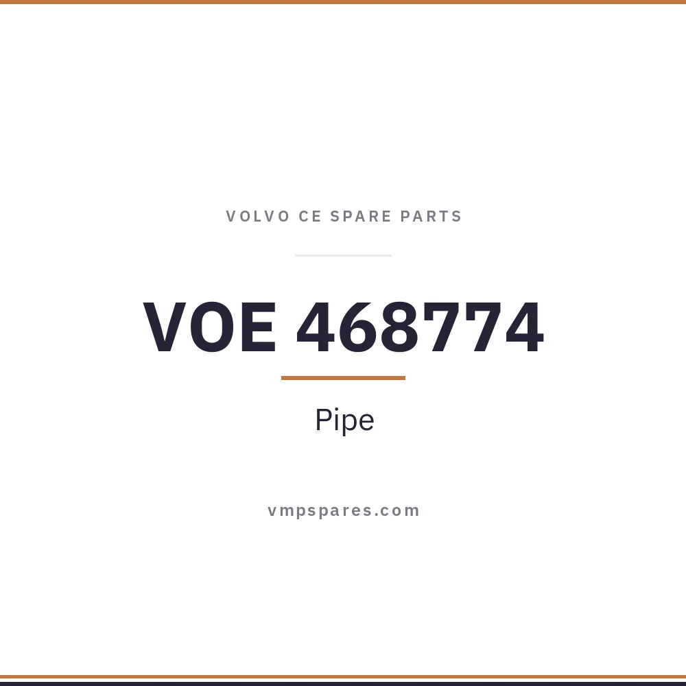 VOE 468774 – Pipe