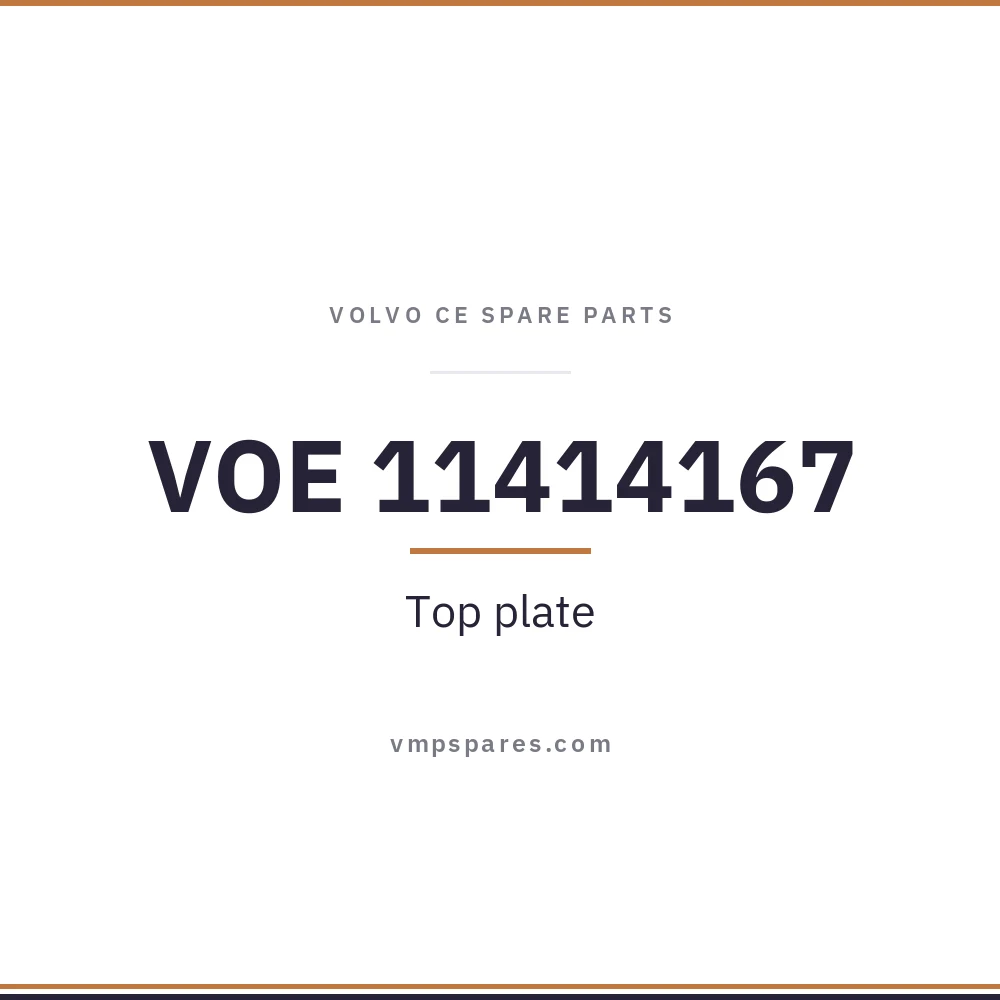 VOE 11414167 – Top plate