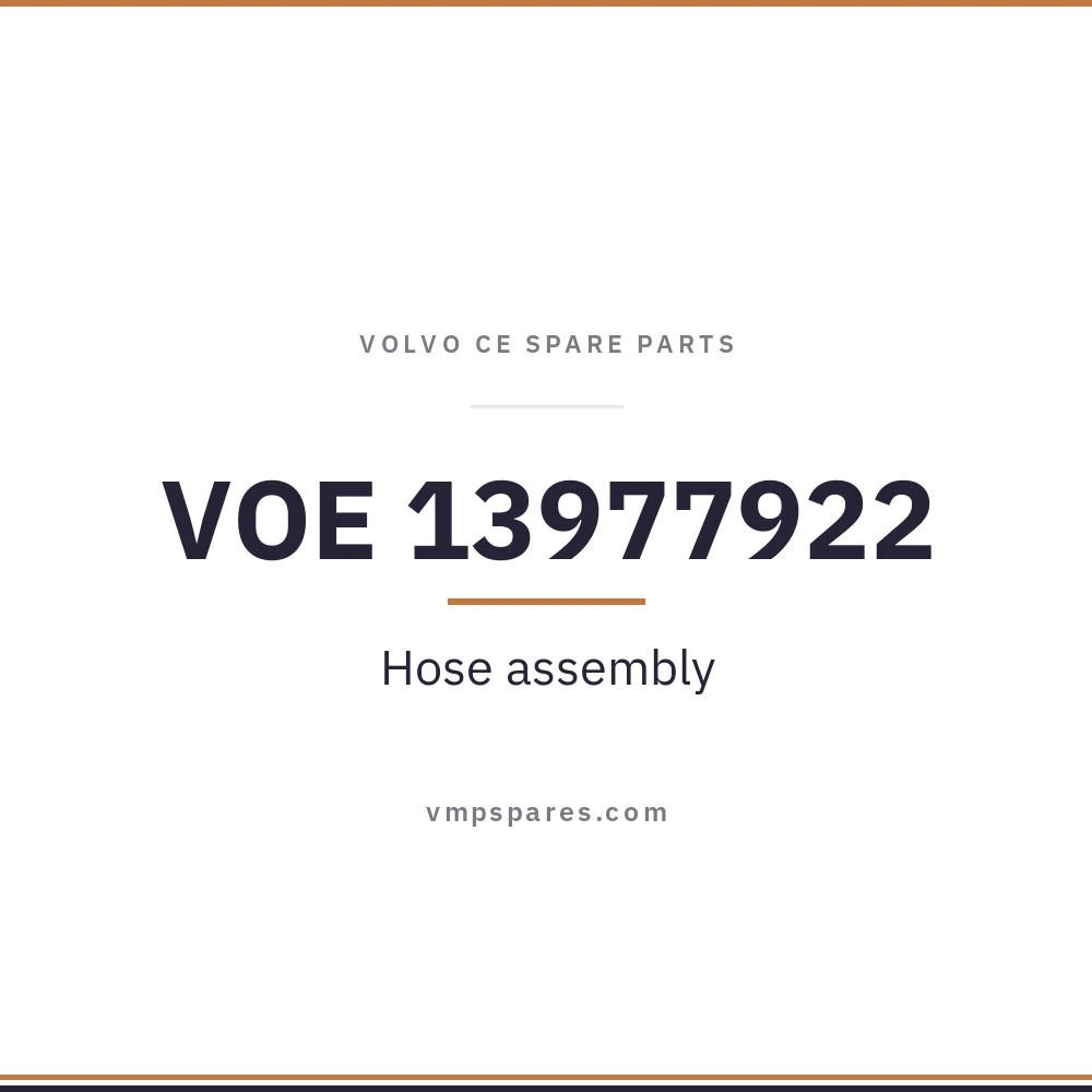 VOE 13977922 – Hose assembly