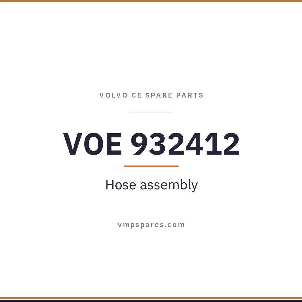 VOE 932412 – Hose assembly