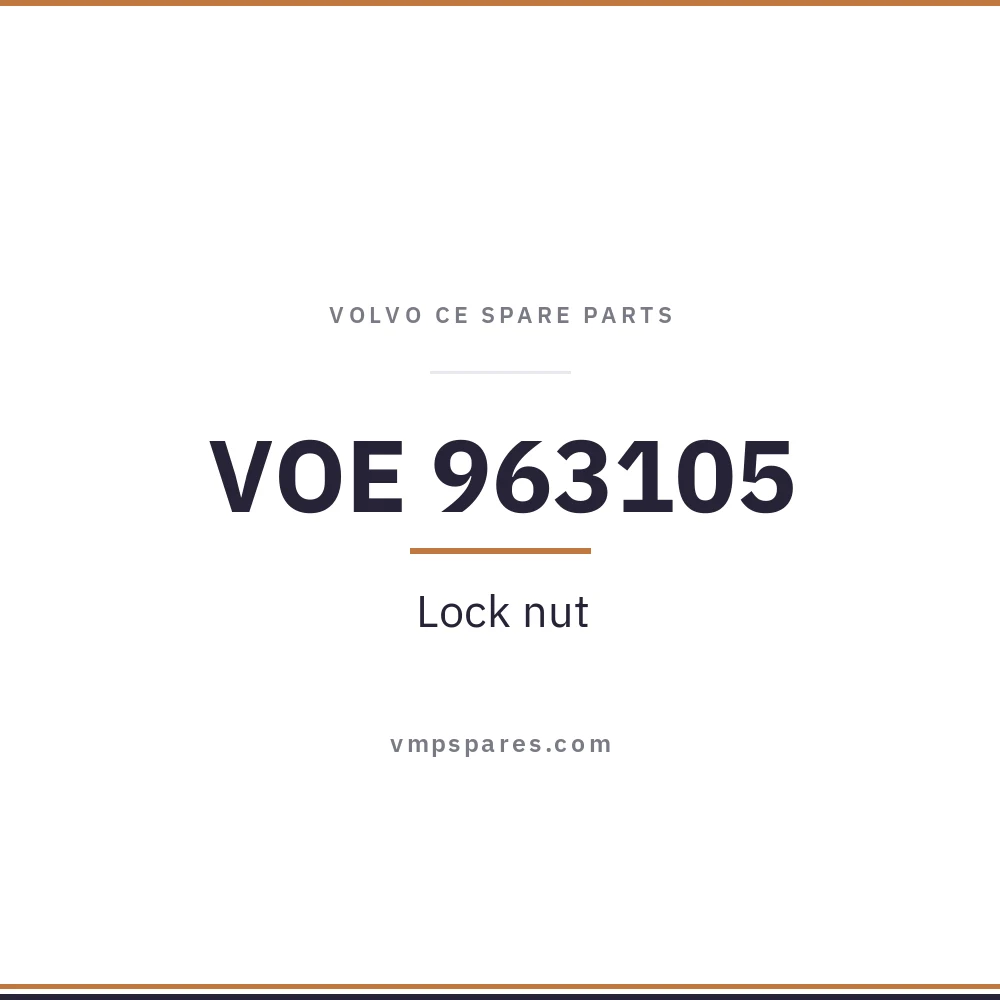 VOE 963105 – Lock nut