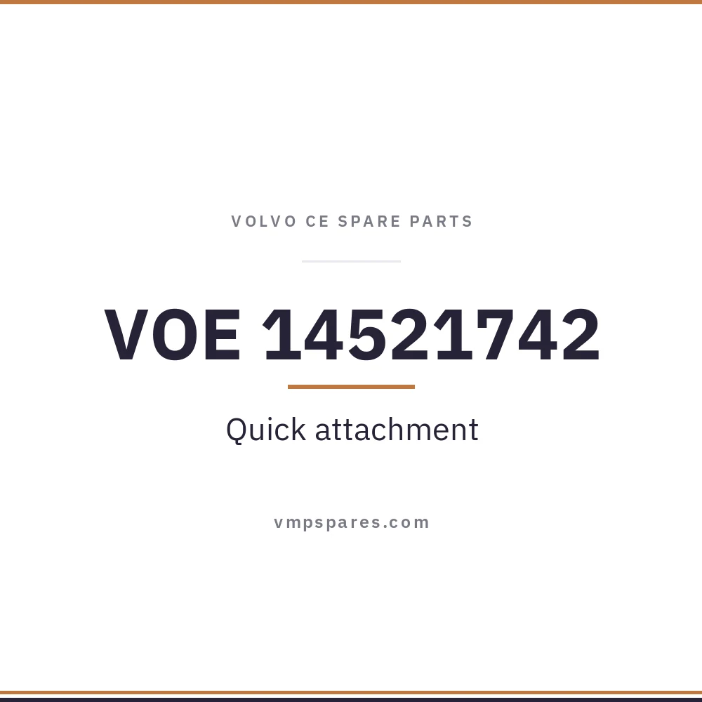 VOE 14521742 – Quick attachment
