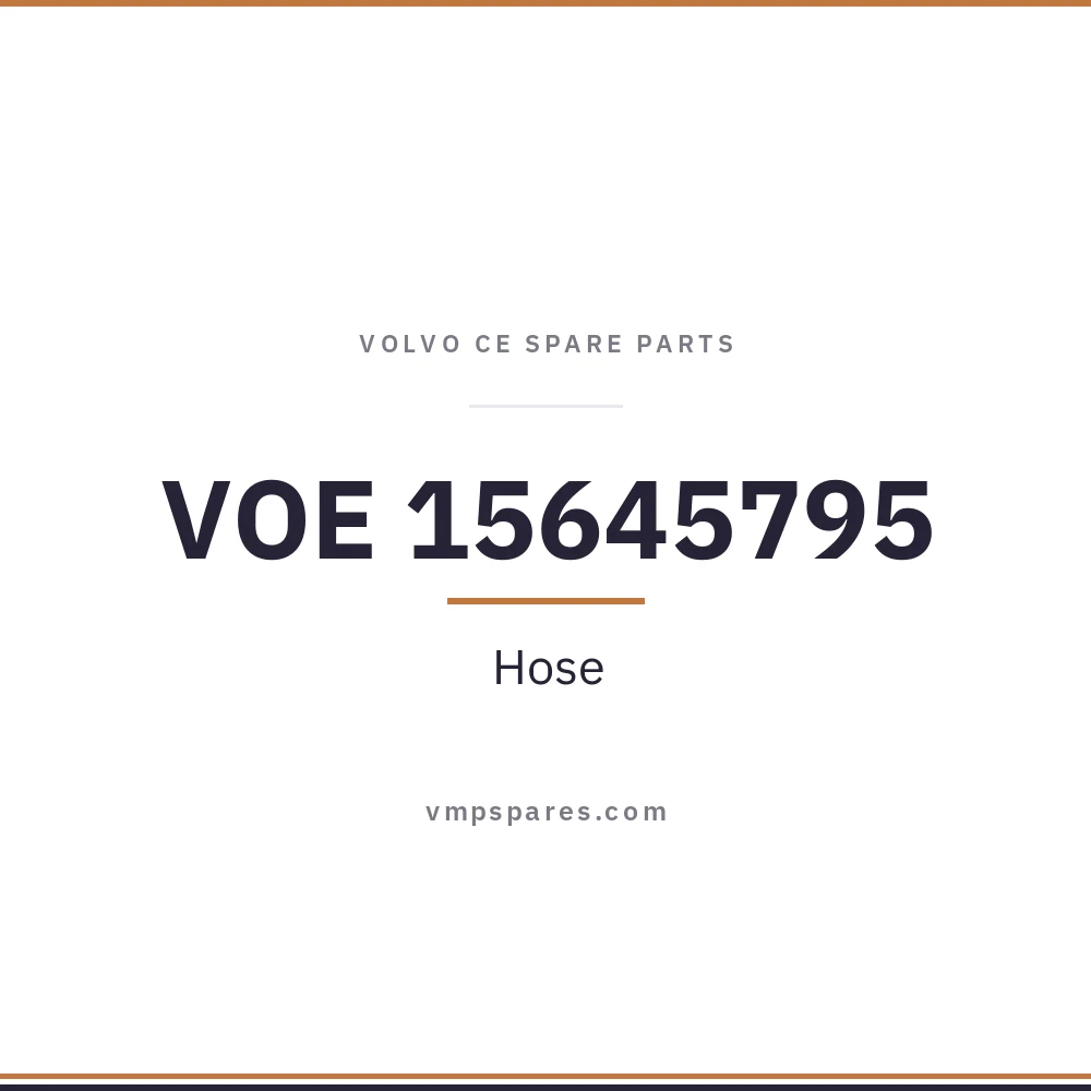 VOE 15645795 – Hose