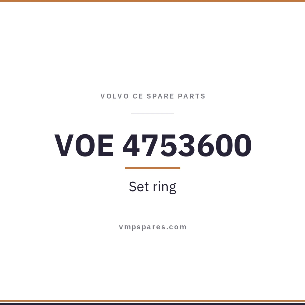 VOE 4753600 – Set ring