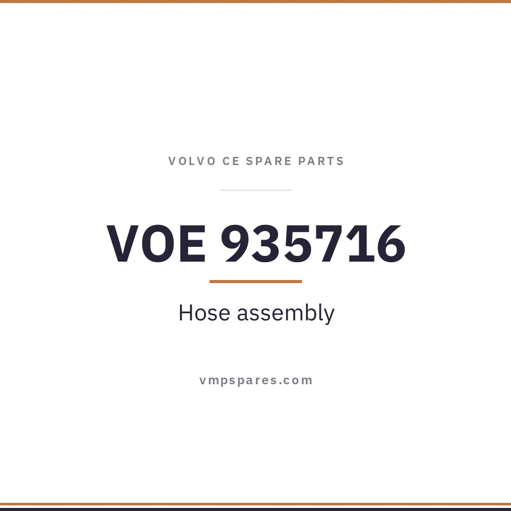 VOE 935716 – Hose assembly