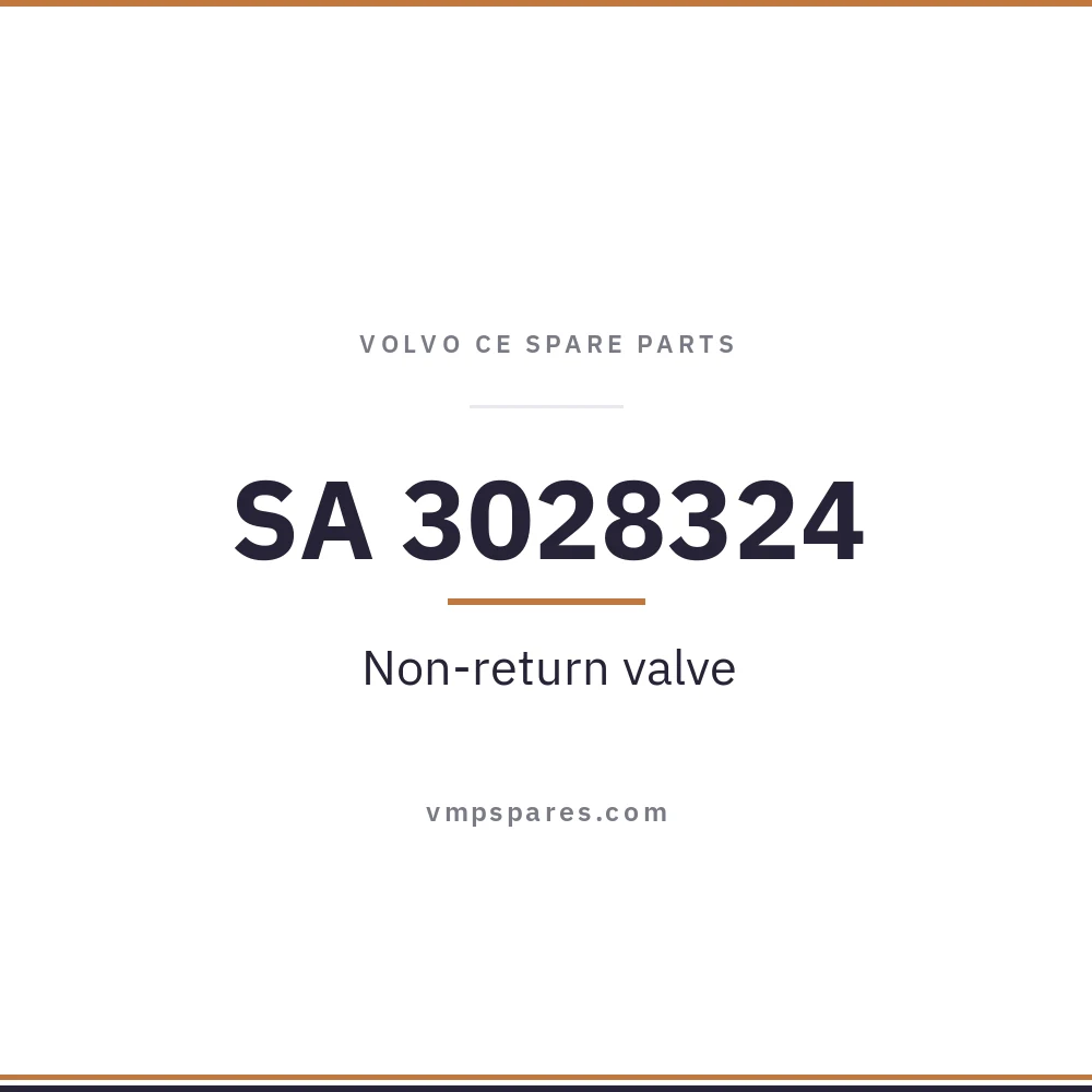 SA 3028324 – Non-return valve