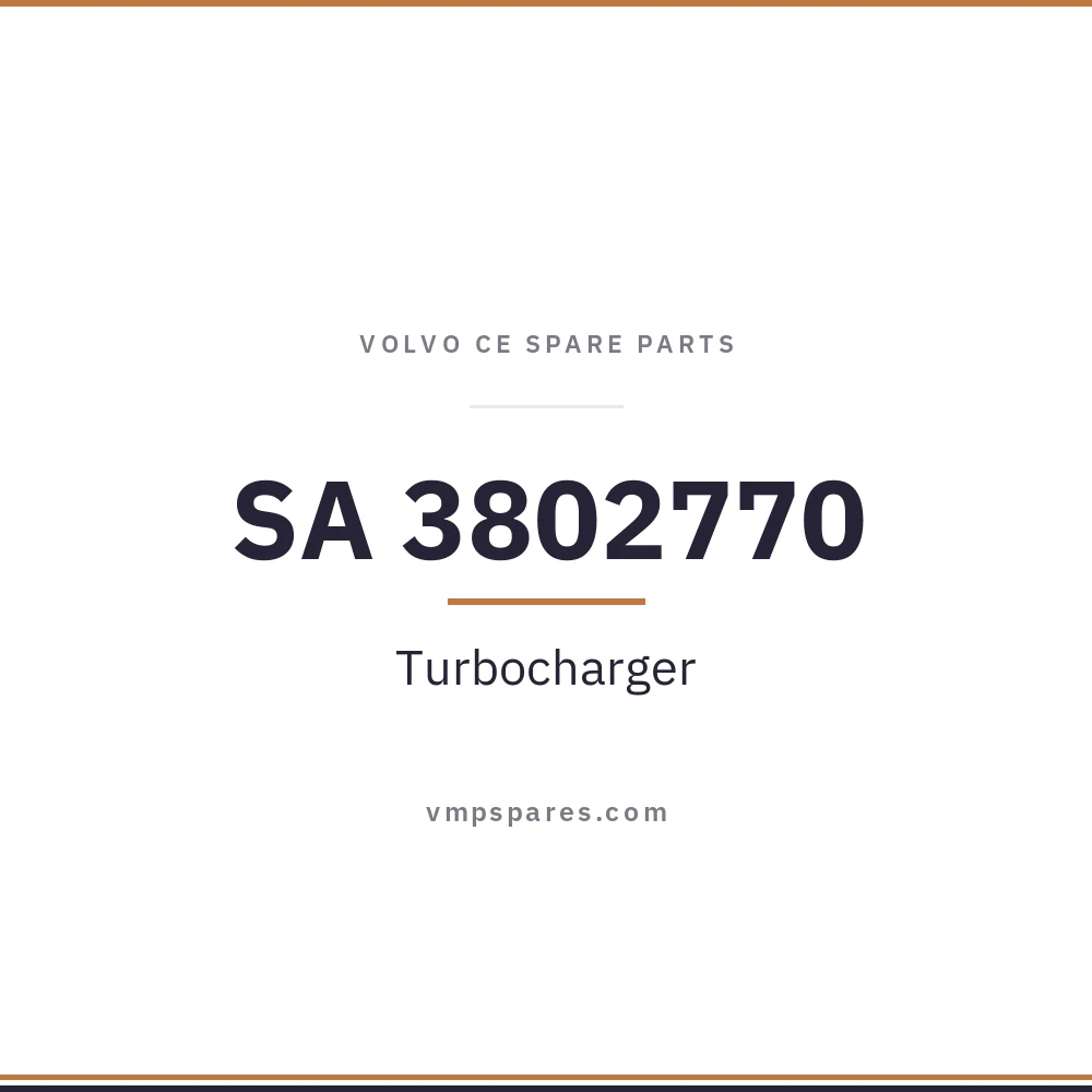 SA 3802770 – Turbocharger