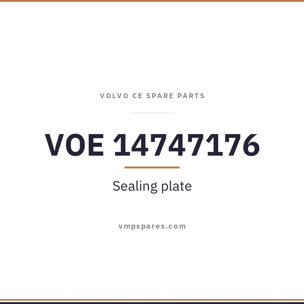VOE 14747176 – Sealing plate