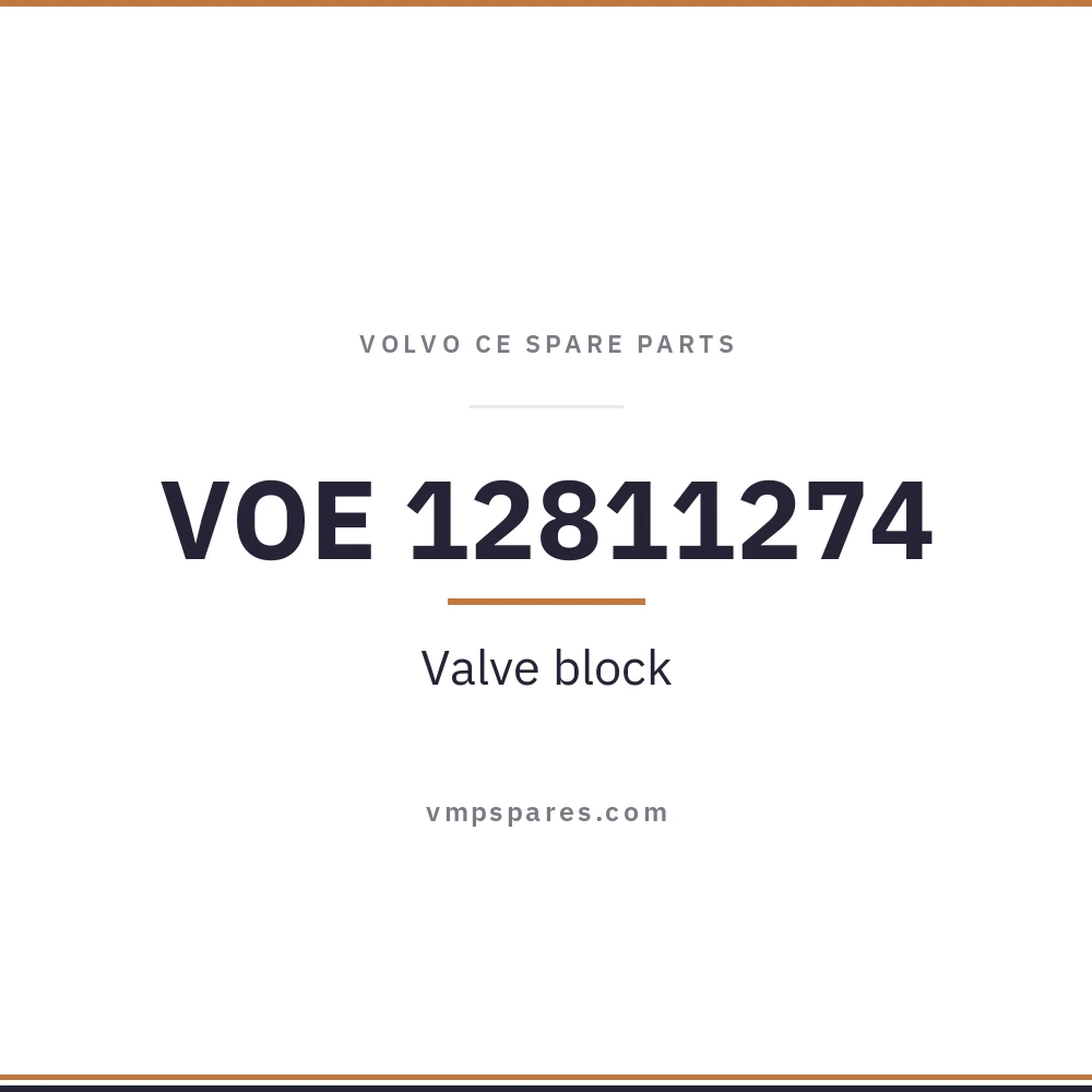 VOE 12811274 – Valve block