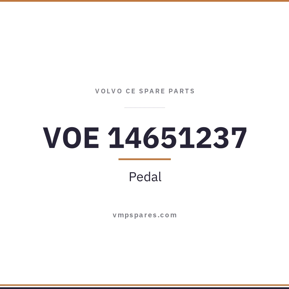 VOE 14651237 – Pedal