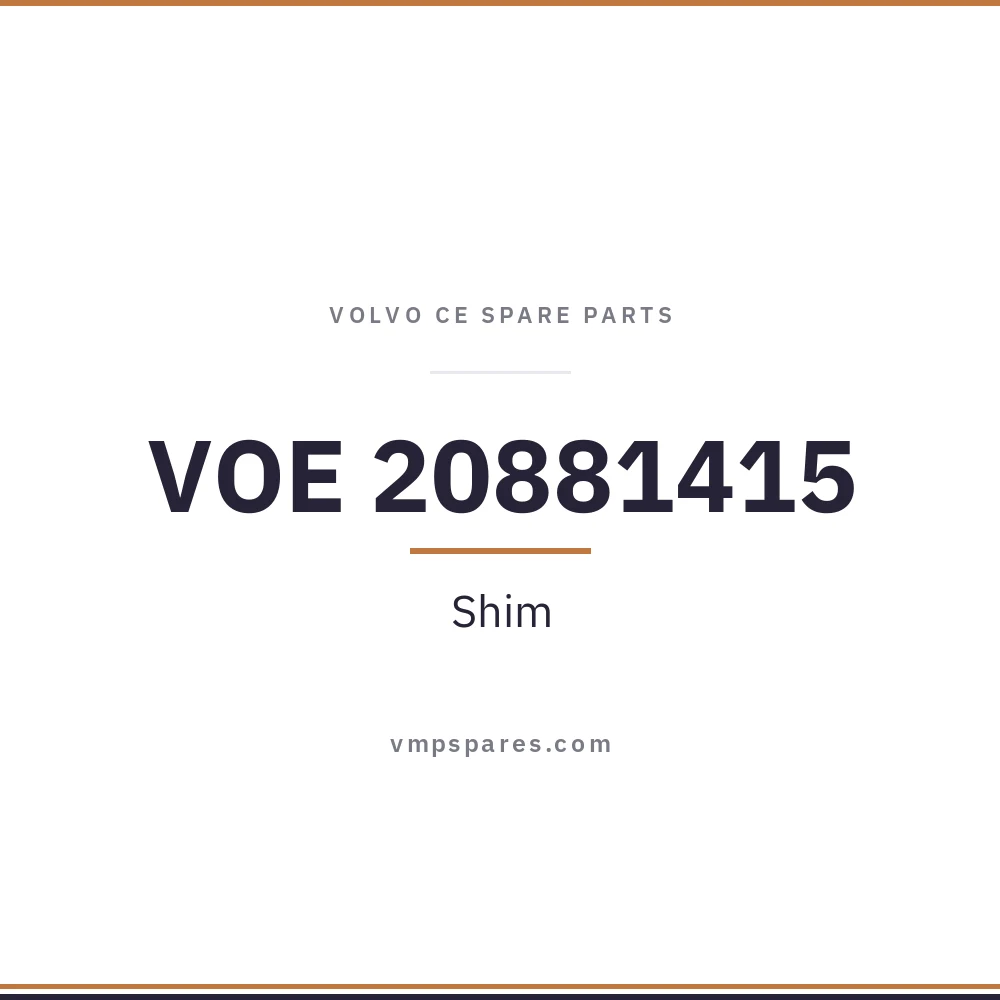 VOE 20881415 – Shim