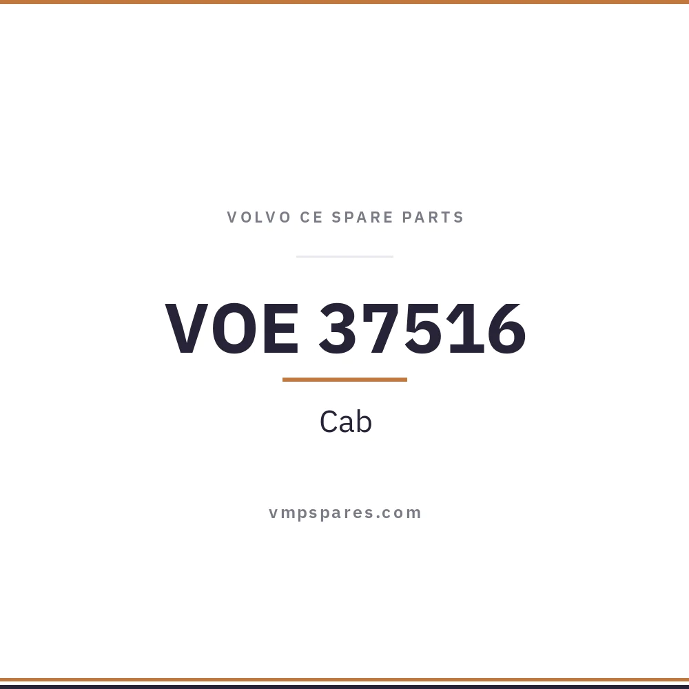 VOE 37516 – Cab