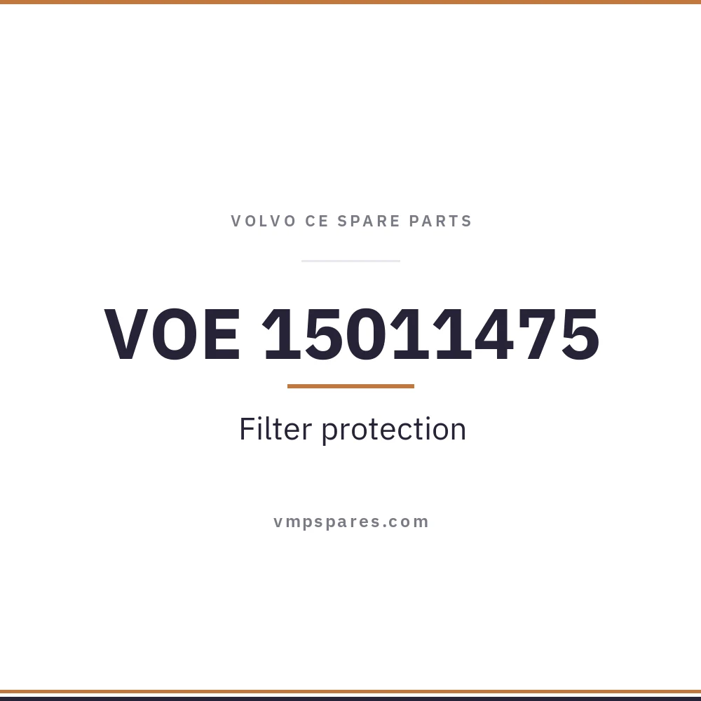 VOE 15011475 – Filter protection