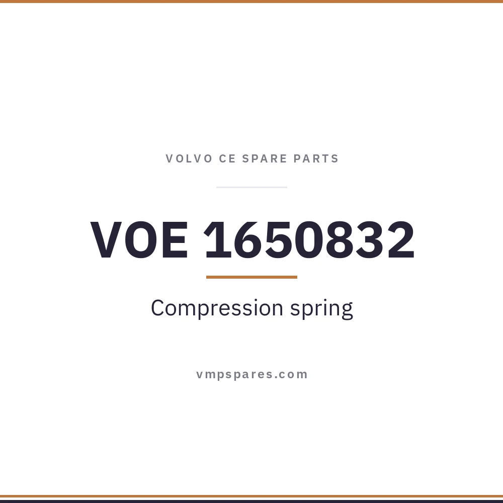 VOE 1650832 – Compression spring