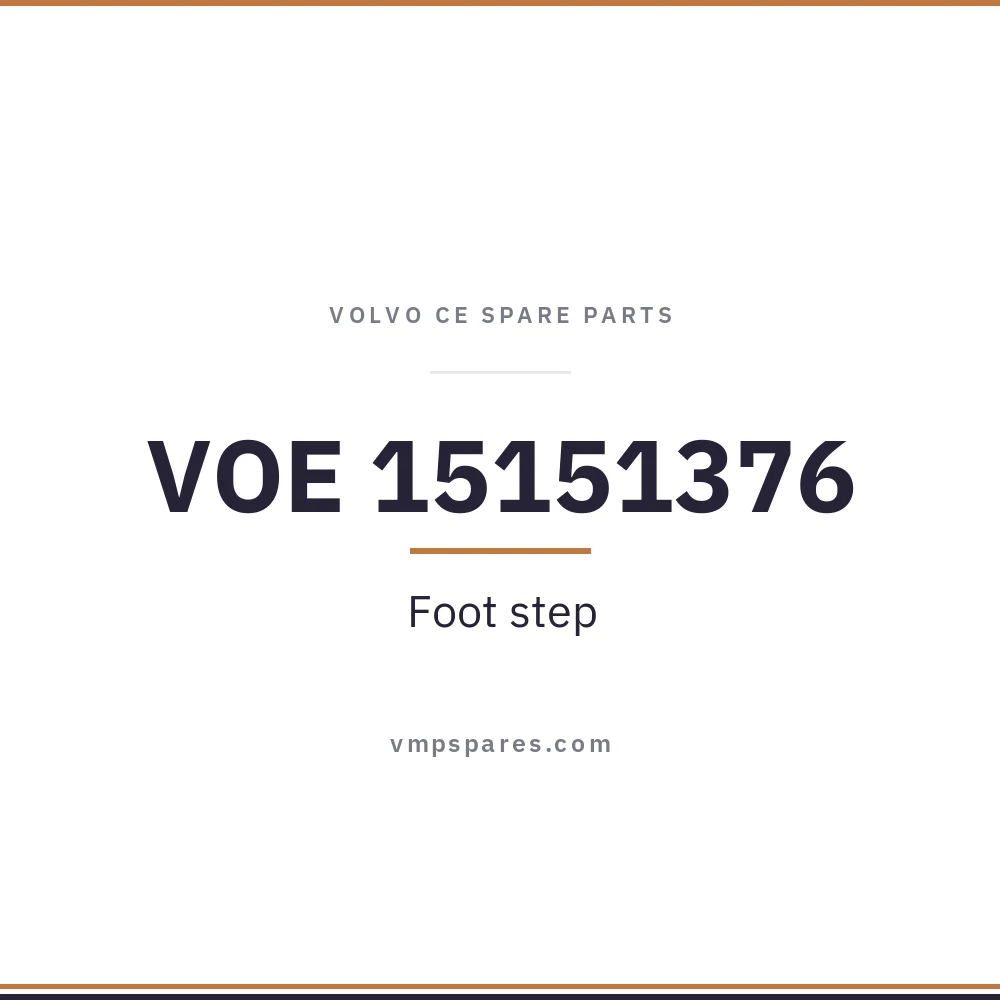 VOE 15151376 – Foot step