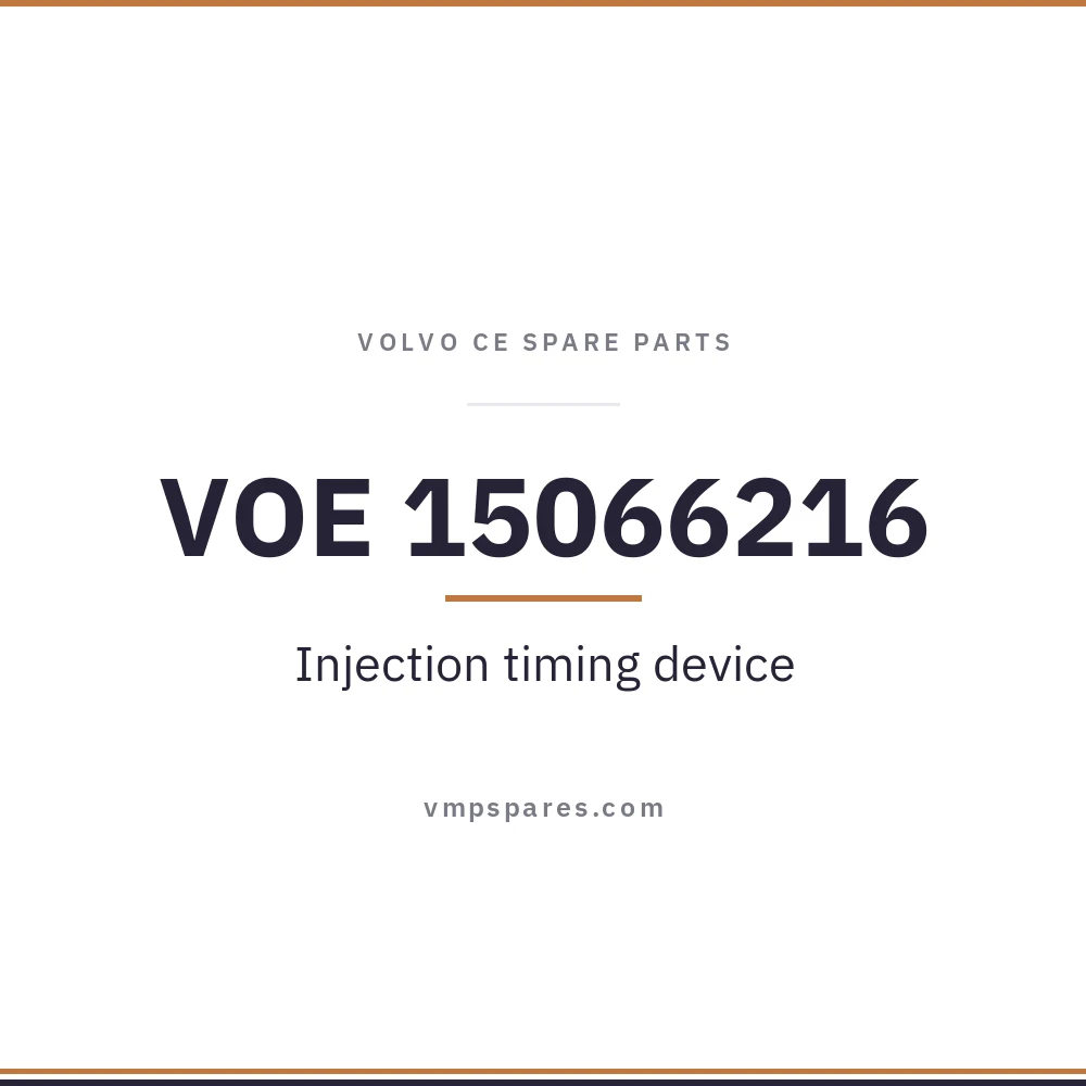 VOE 15066216 – Injection timing device