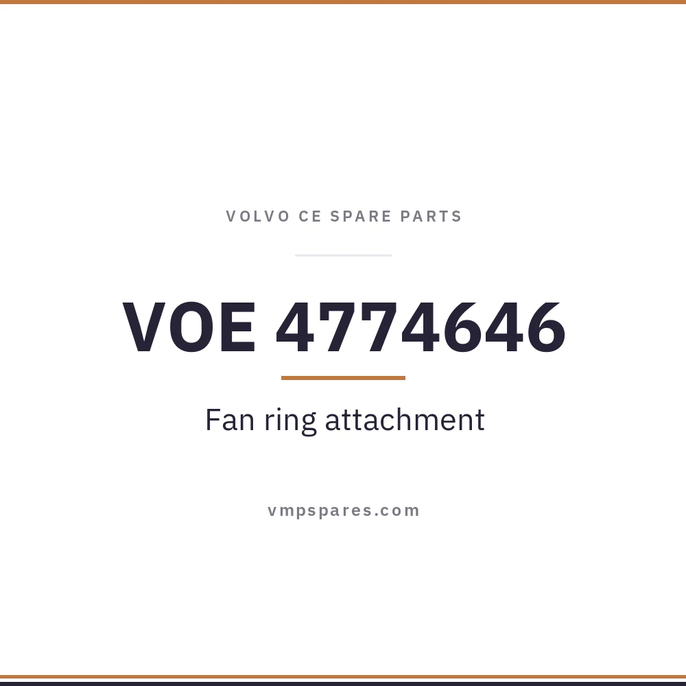 VOE 4774646 – Fan ring attachment
