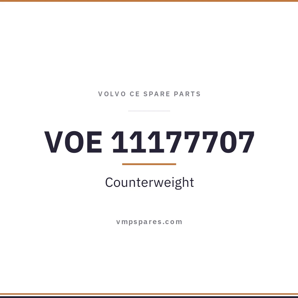 VOE 11177707 – Counterweight