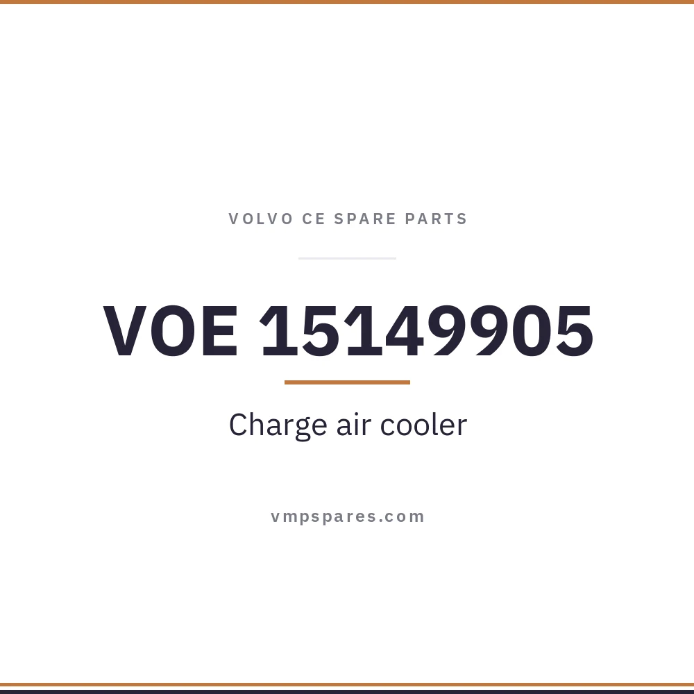 VOE 15149905 – Charge air cooler