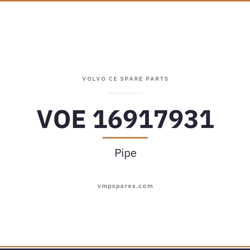 VOE 16917931 – Pipe