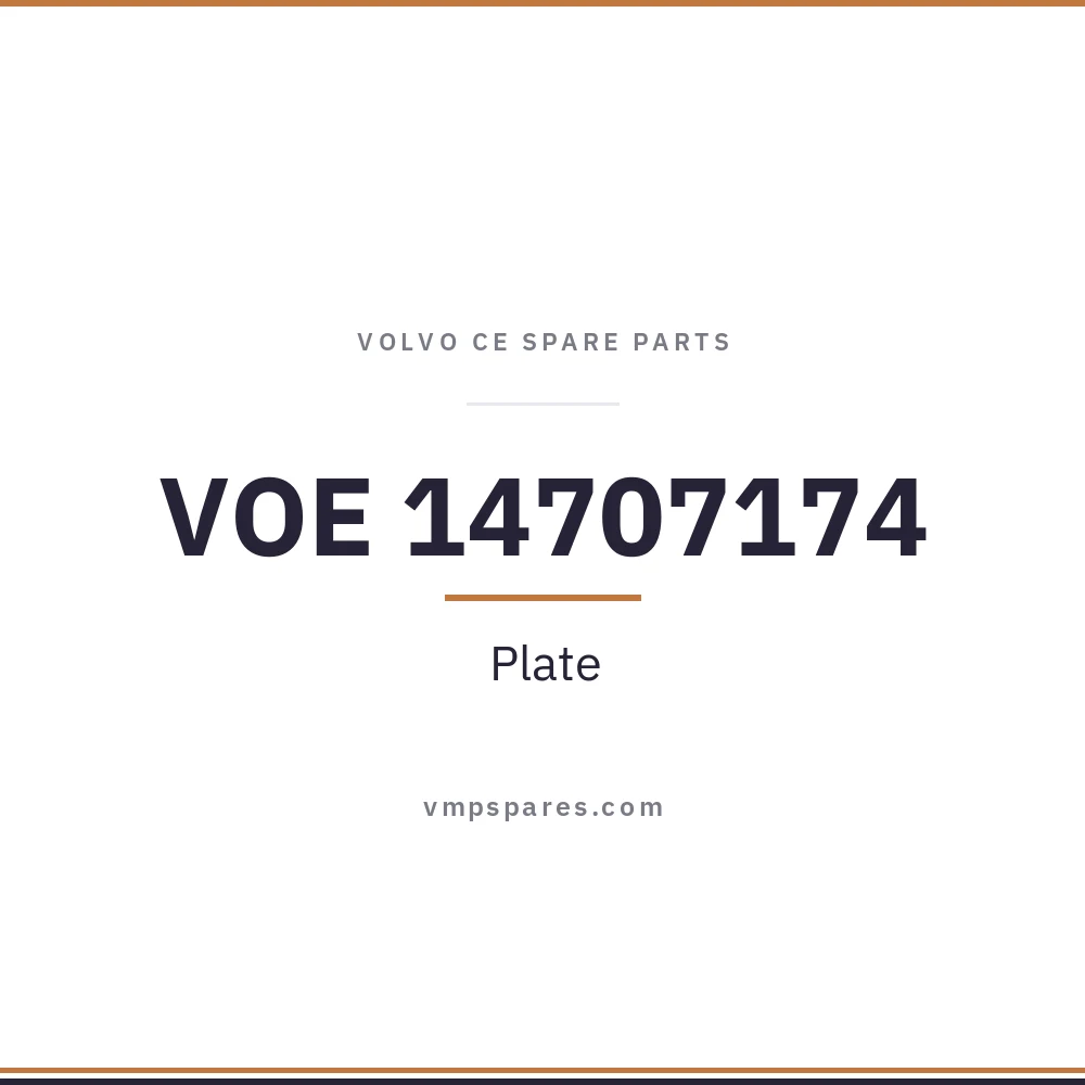 VOE 14707174 – Plate